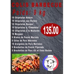 Colis viande barbecue 9Kg