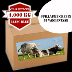 Colis viande de vache Blanc...